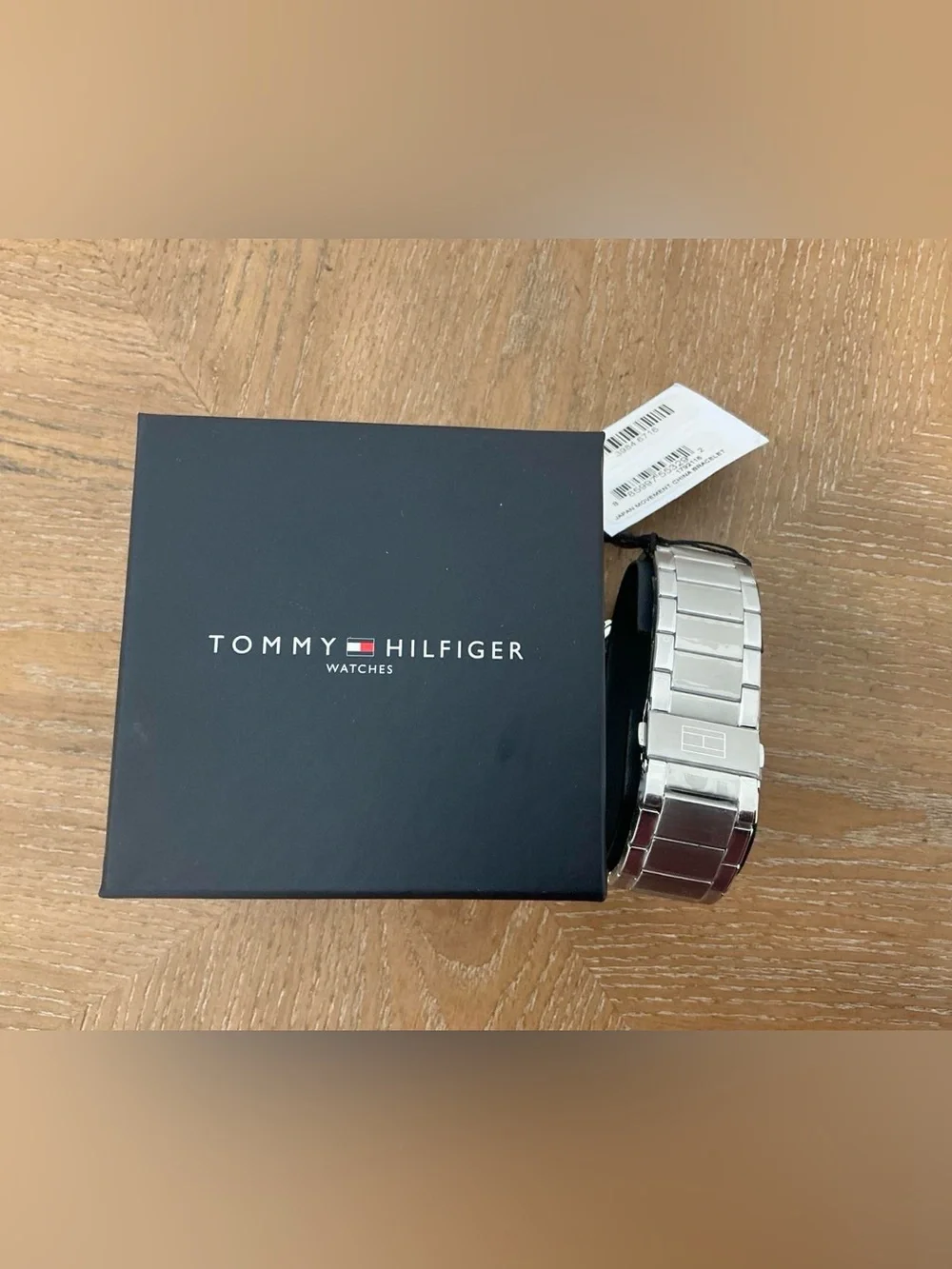 Tommy Hilfiger Lorenzo Stainless Steel Black Dial